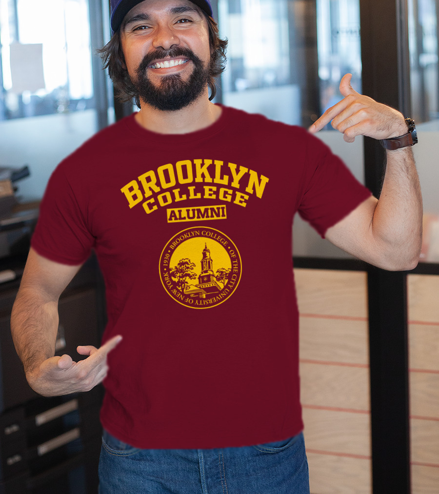 Brooklyn College Alumni 1930 Seal University Of The City Of New York T-Shirt