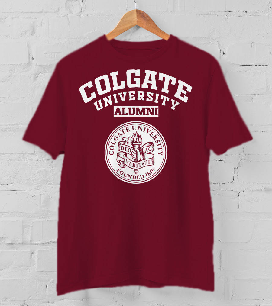 Colgate University Alumni Deo Veritati Seal Founded 1819 T-Shirt