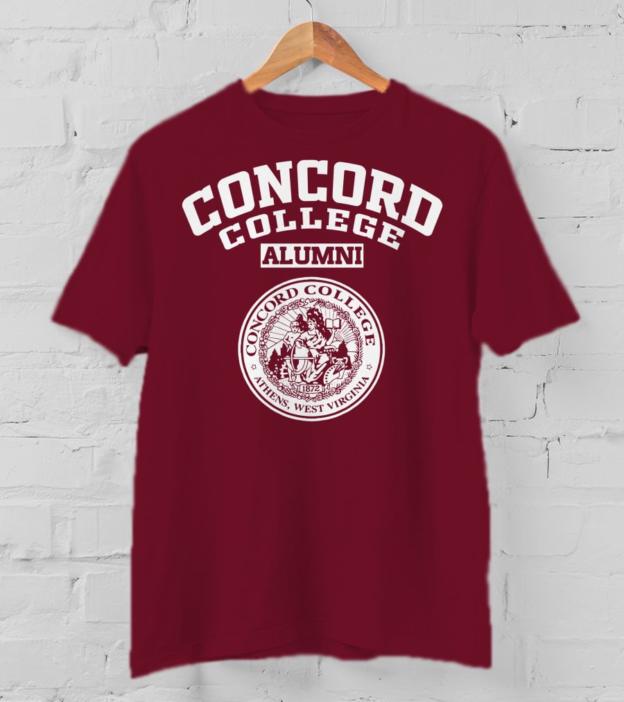 Concord College Alumni Athens West Virginia 1872 T-Shirt