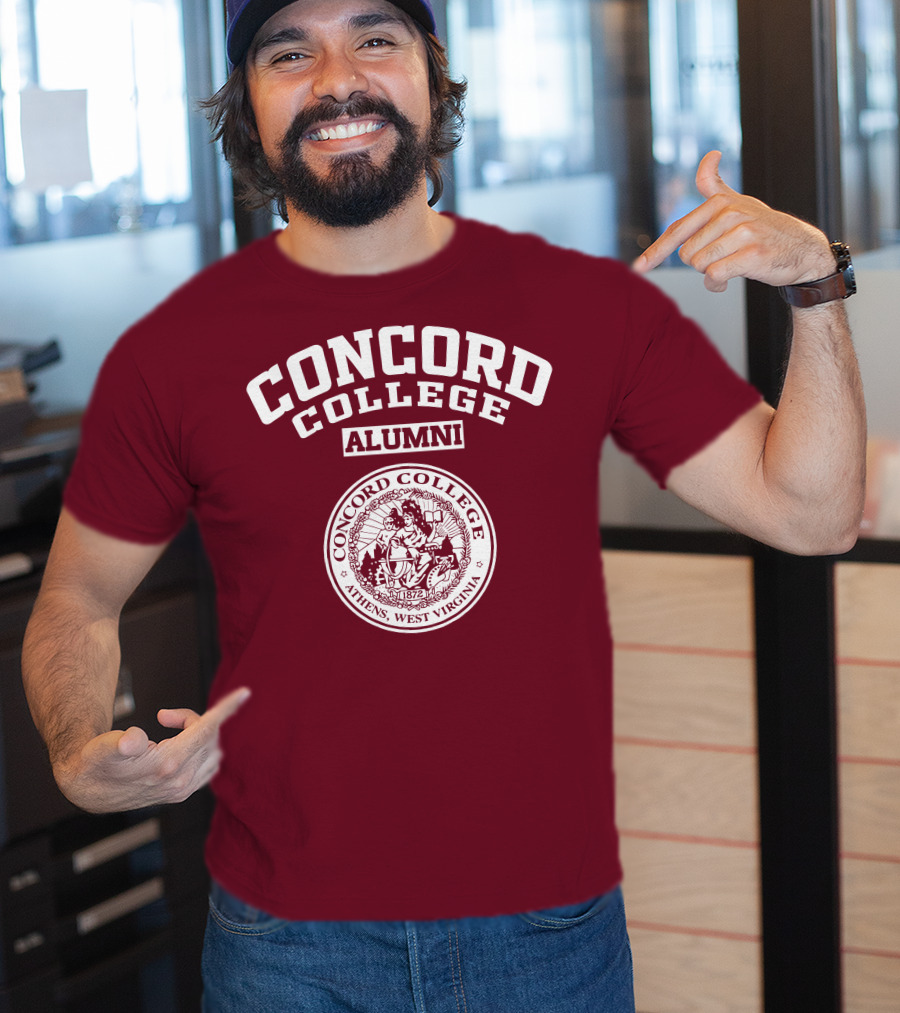 Concord College Alumni Athens West Virginia 1872 T-Shirt