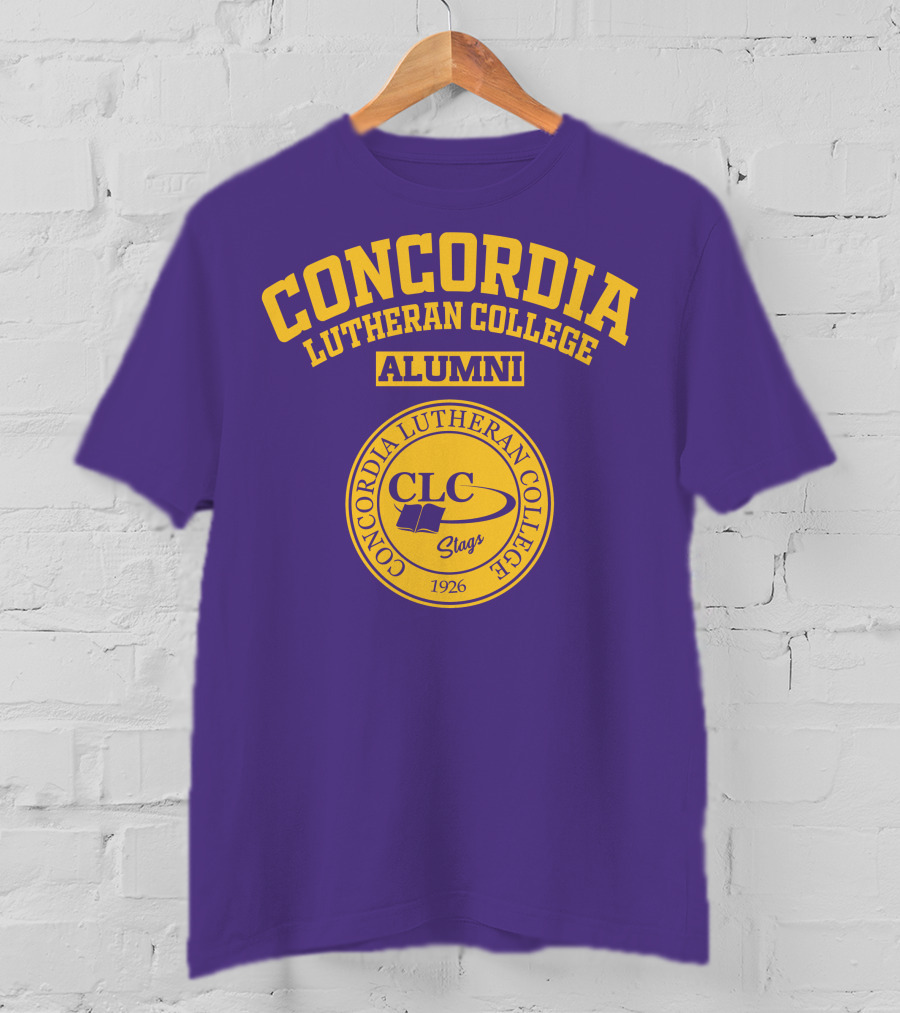 CONCORDIA LUTHERAN COLLEGE ALUMNI CLC STAGS 1926 T-Shirt