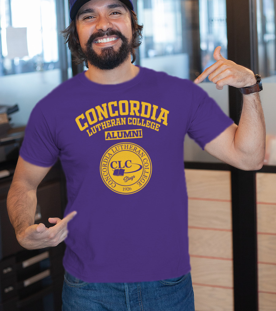 CONCORDIA LUTHERAN COLLEGE ALUMNI CLC STAGS 1926 T-Shirt
