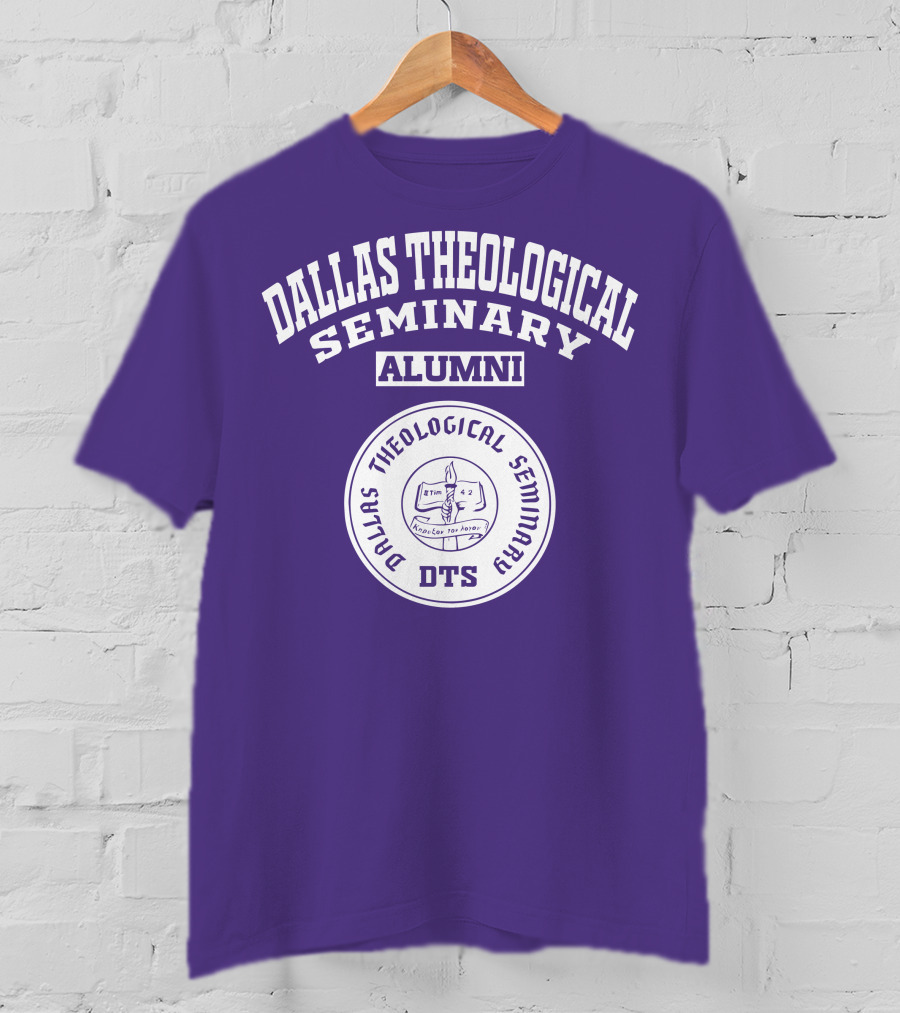 Dallas Theological Seminary Alumni Logo DTS 2 Tim 4:2 Kēruxon Ton Logon T-Shirt