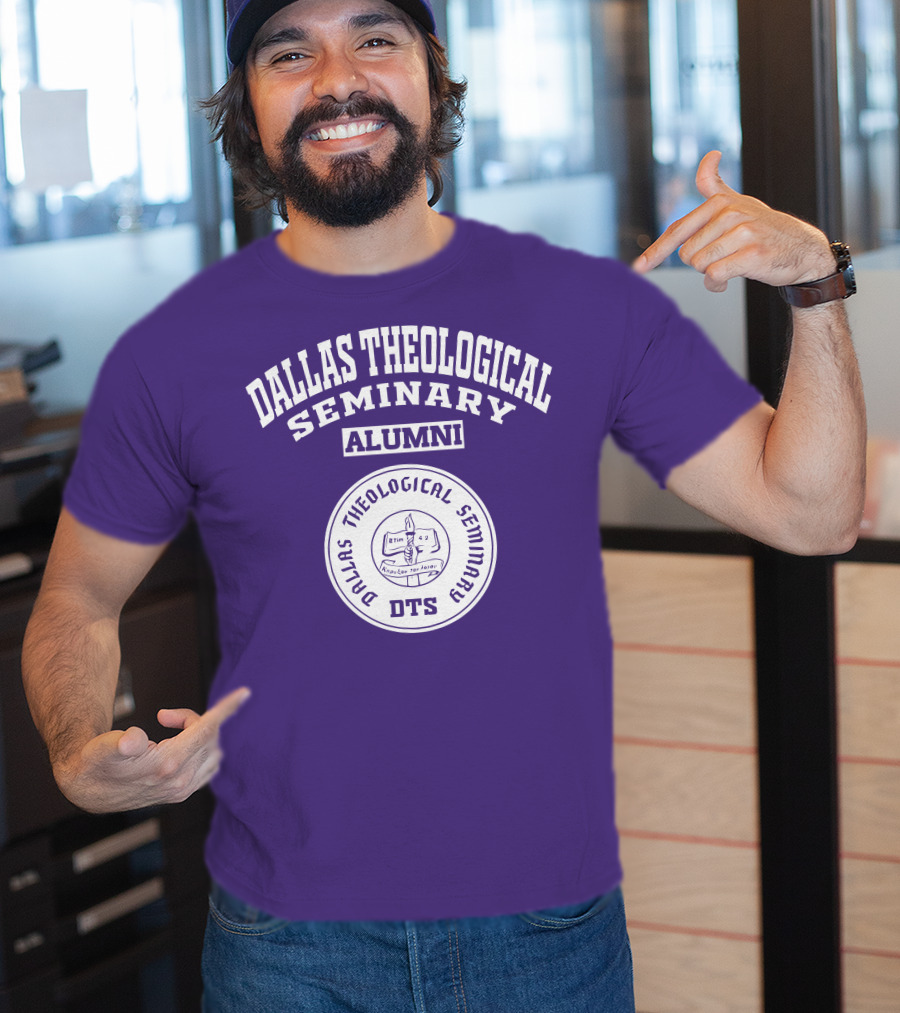Dallas Theological Seminary Alumni Logo DTS 2 Tim 4:2 Kēruxon Ton Logon T-Shirt