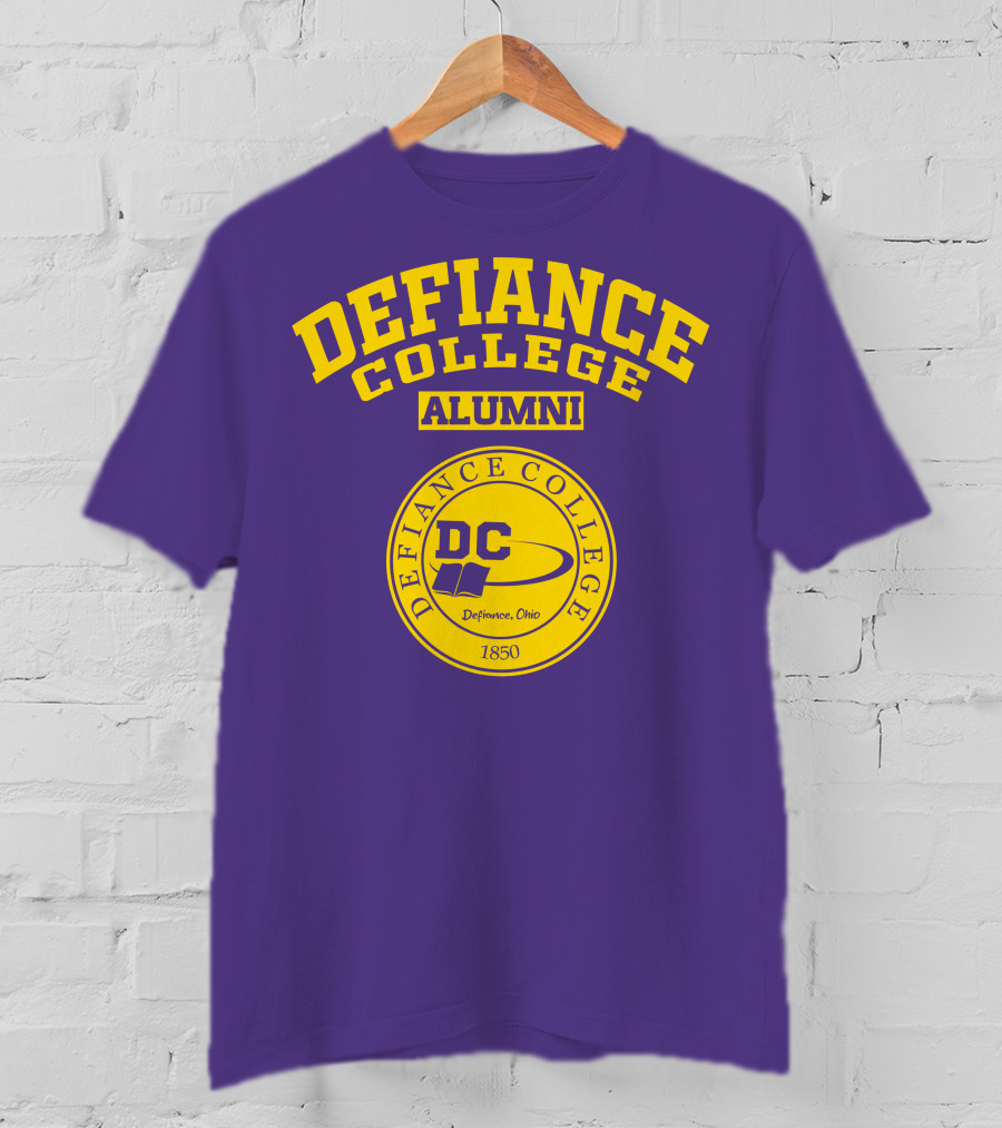 Defiance College Alumni DC Logo Defiance Ohio 1850 T-Shirt