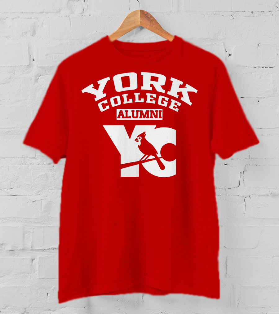 York College Alumni YC Cardinal T-Shirt