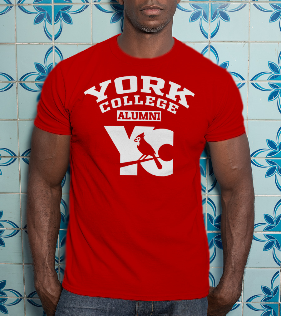 York College Alumni YC Cardinal T-Shirt