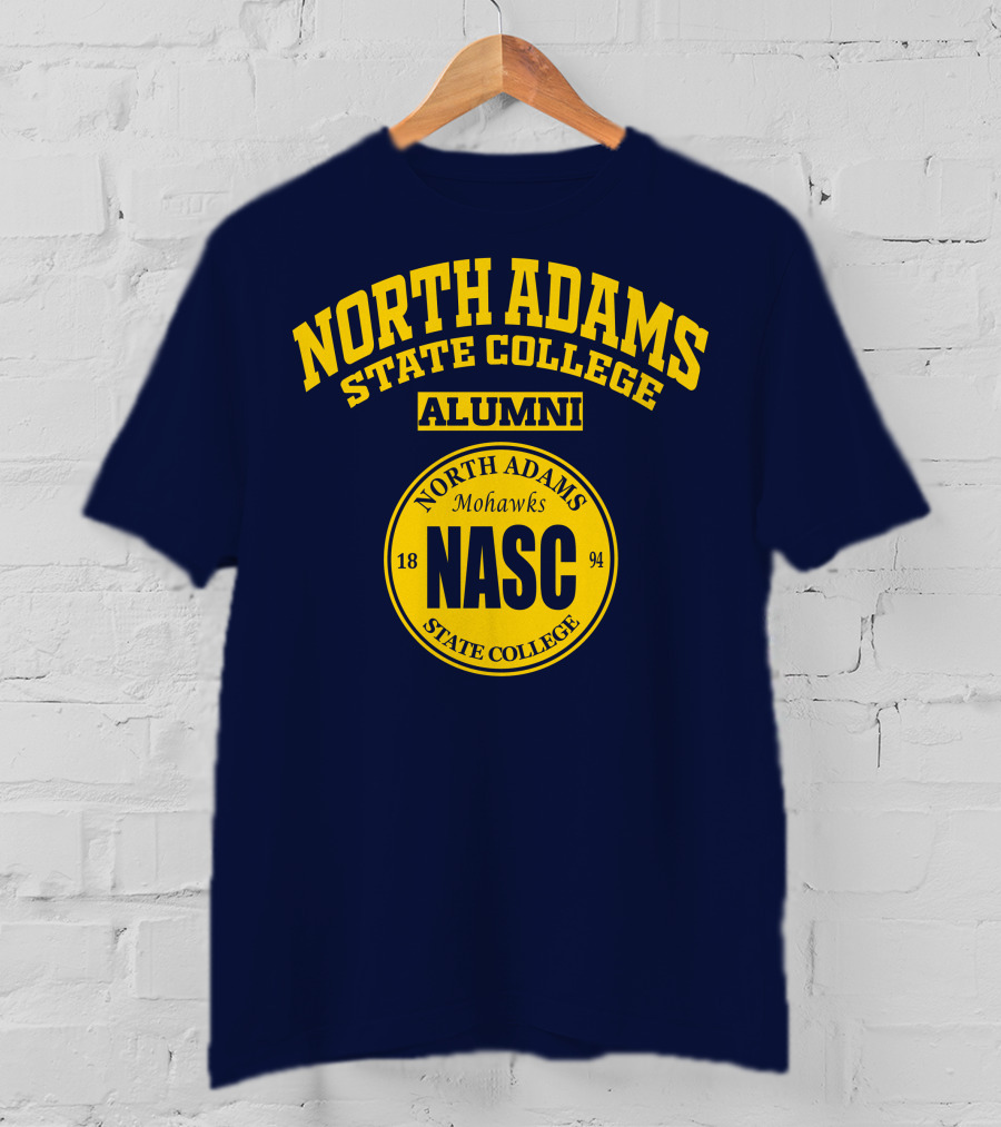 North Adams State College Alumni Mohawks NASC 1894 T-Shirt
