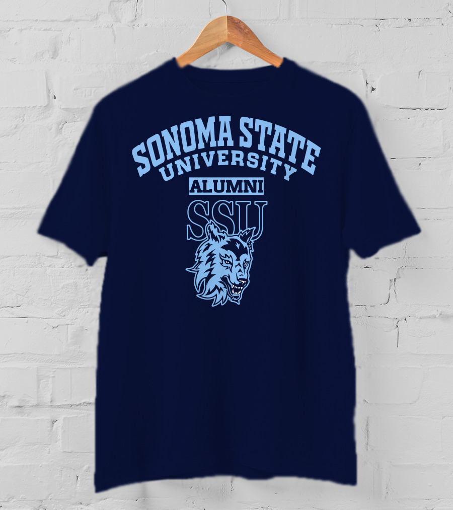 Sonoma State University Alumni SSU Wolf T-Shirt