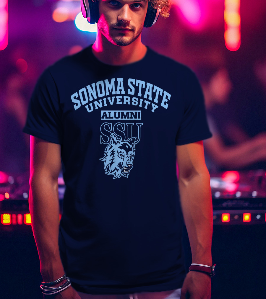 Sonoma State University Alumni SSU Wolf T-Shirt