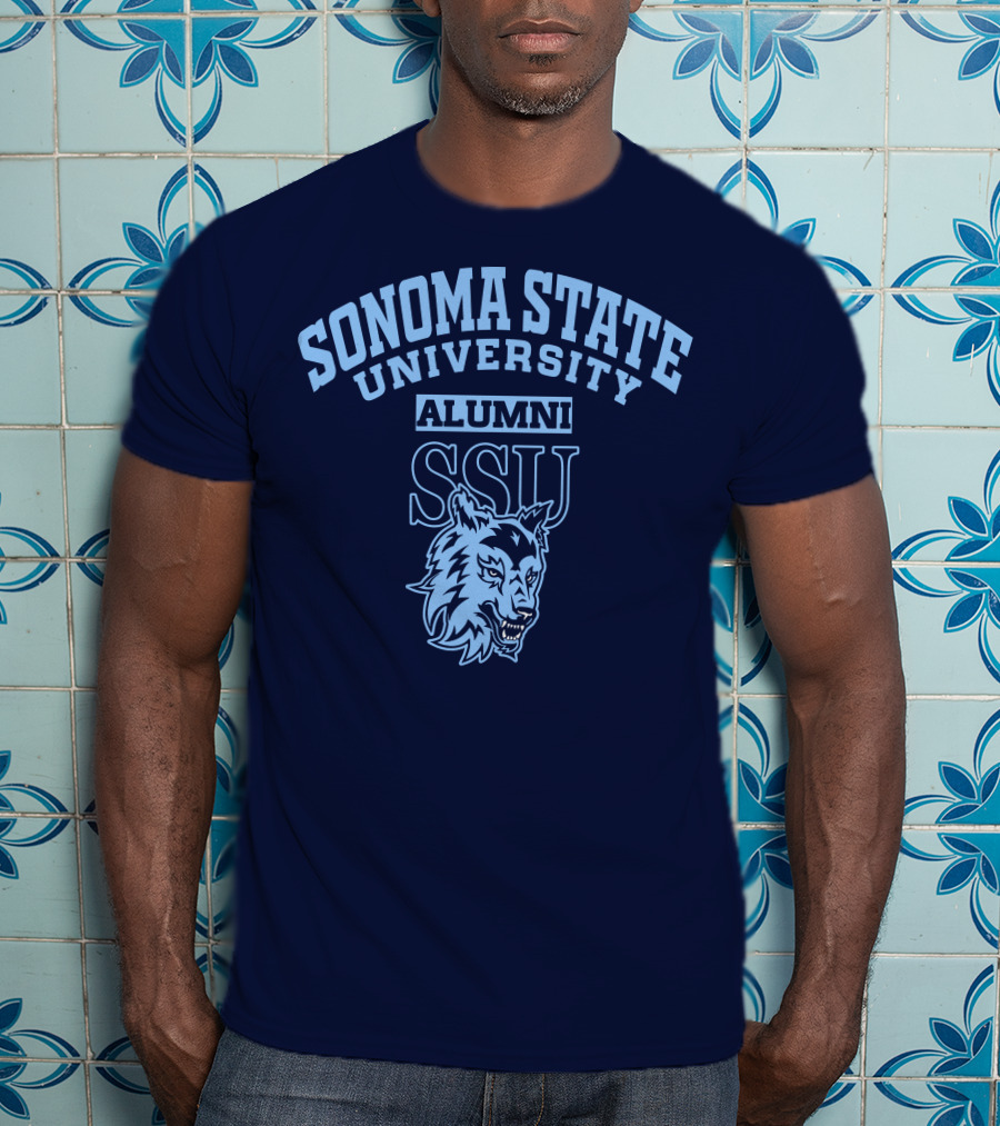 Sonoma State University Alumni SSU Wolf T-Shirt
