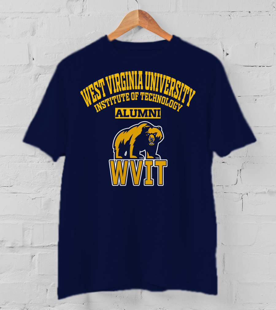 West Virginia University Institute Of Technology Alumni WVIT Bear T-Shirt