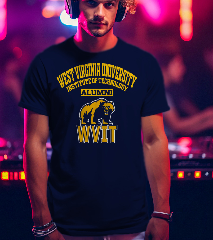 West Virginia University Institute Of Technology Alumni WVIT Bear T-Shirt