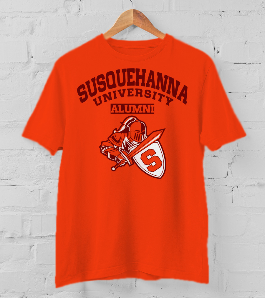 Susquehanna University Alumni Knight Shield S T-Shirt