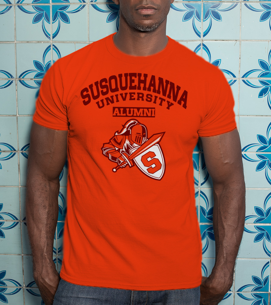 Susquehanna University Alumni Knight Shield S T-Shirt