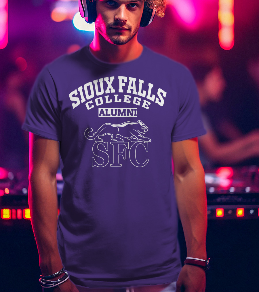Sioux Falls College Alumni SFC Panther Purple T-Shirt