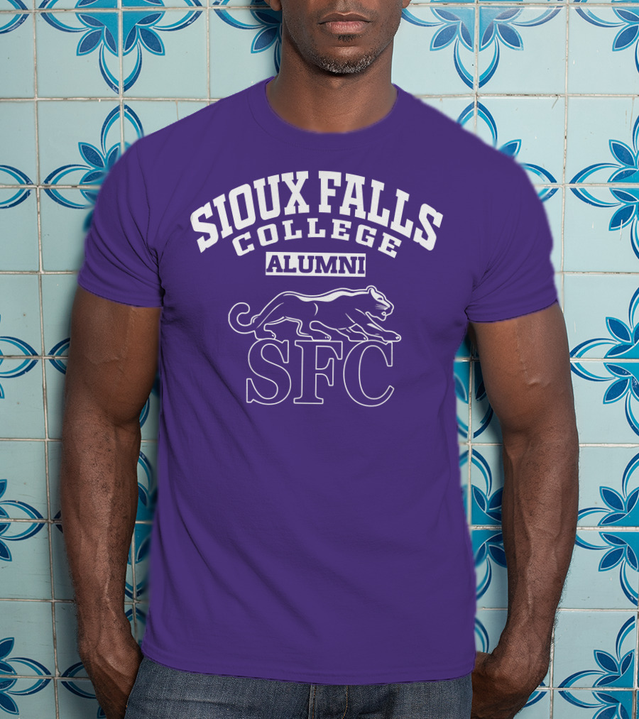 Sioux Falls College Alumni SFC Panther Purple T-Shirt