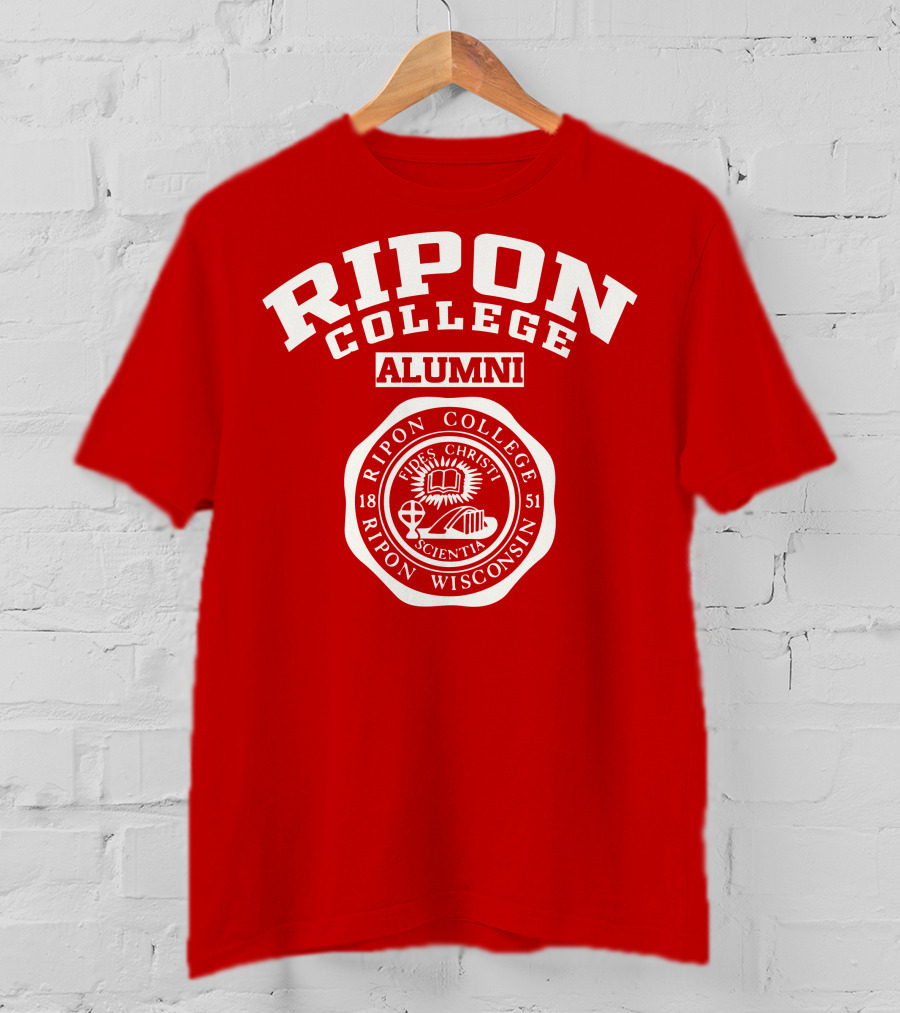 Ripon College Alumni 1851 Ripon Wisconsin Vires Christi Scientia Seal T-Shirt