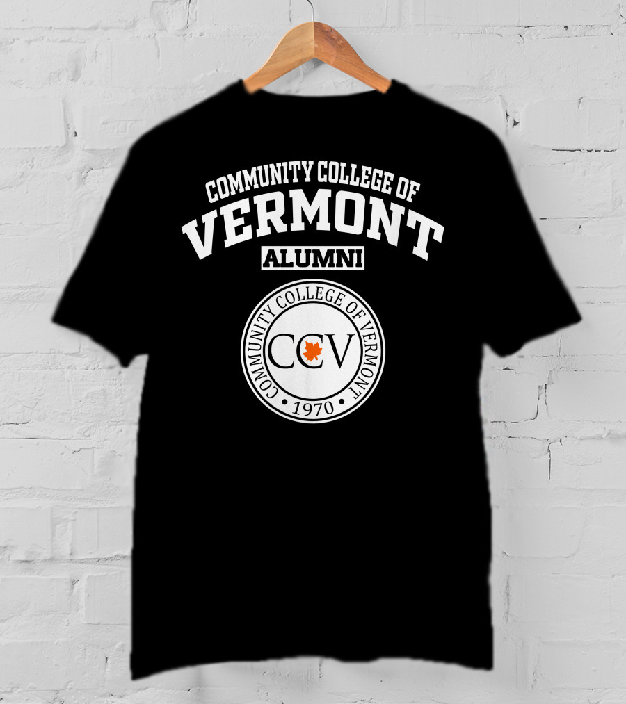 Community College Of Vermont Alumni 1970 Seal CCV T-Shirt