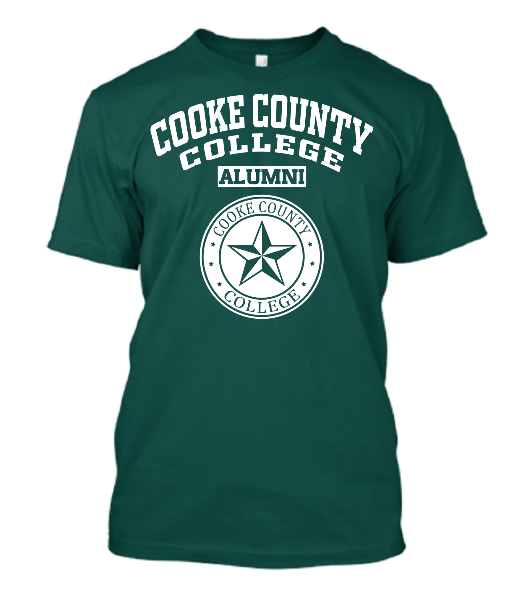 Cooke County College Alumni Star Emblem T-Shirt