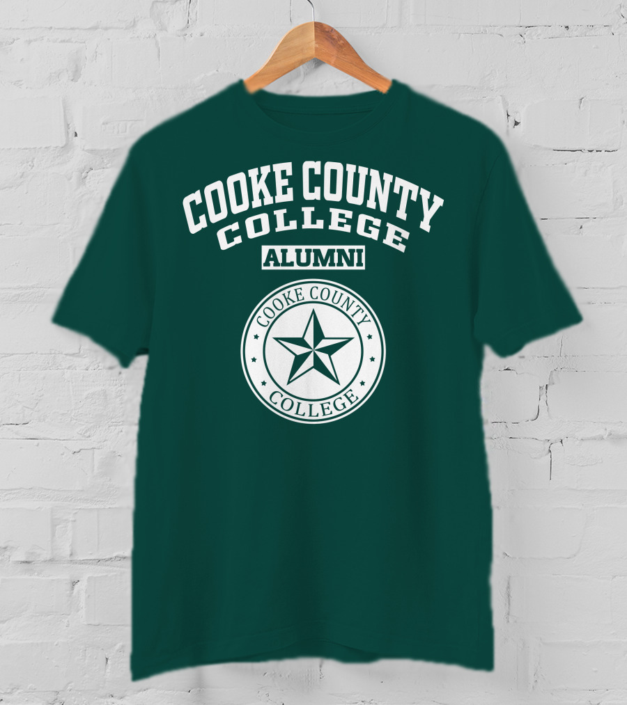 Cooke County College Alumni Star Emblem T-Shirt