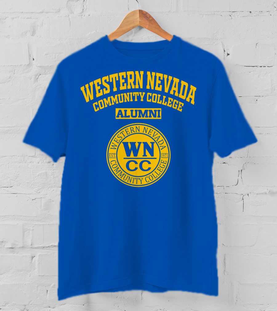 Western Nevada Community College Alumni WNCC Est 1971 T-Shirt