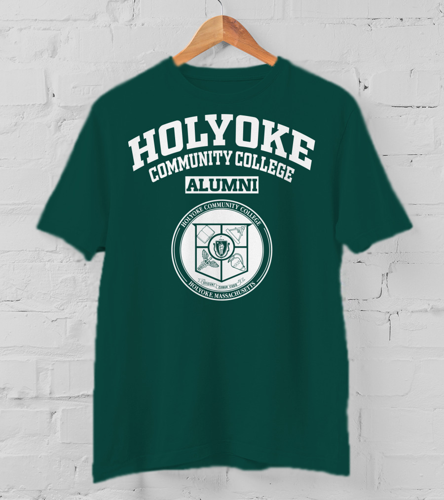 Holyoke Community College Alumni Holyoke Massachusetts Seal T-Shirt