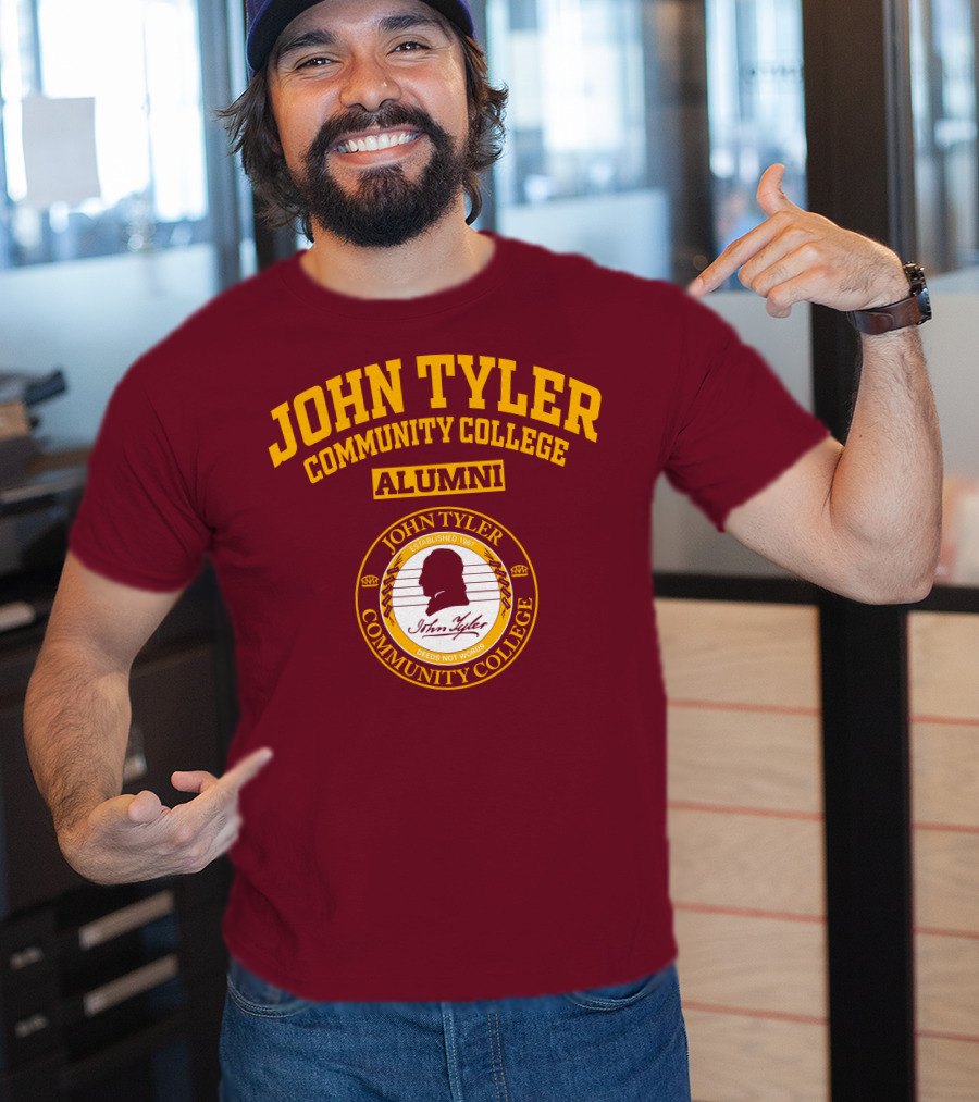 John Tyler Community College Alumni Established 1967 Deeds Not Words T-Shirt