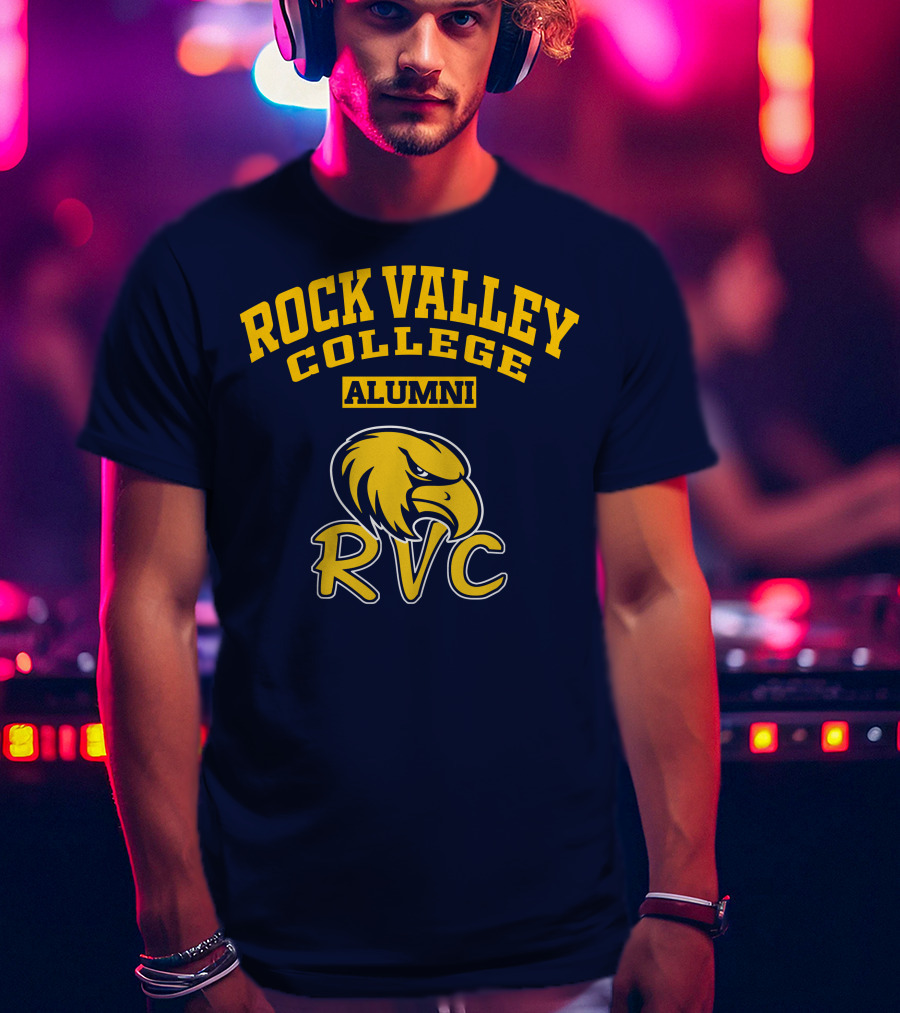 ROCK VALLEY COLLEGE ALUMNI RVC Eagle T-Shirt