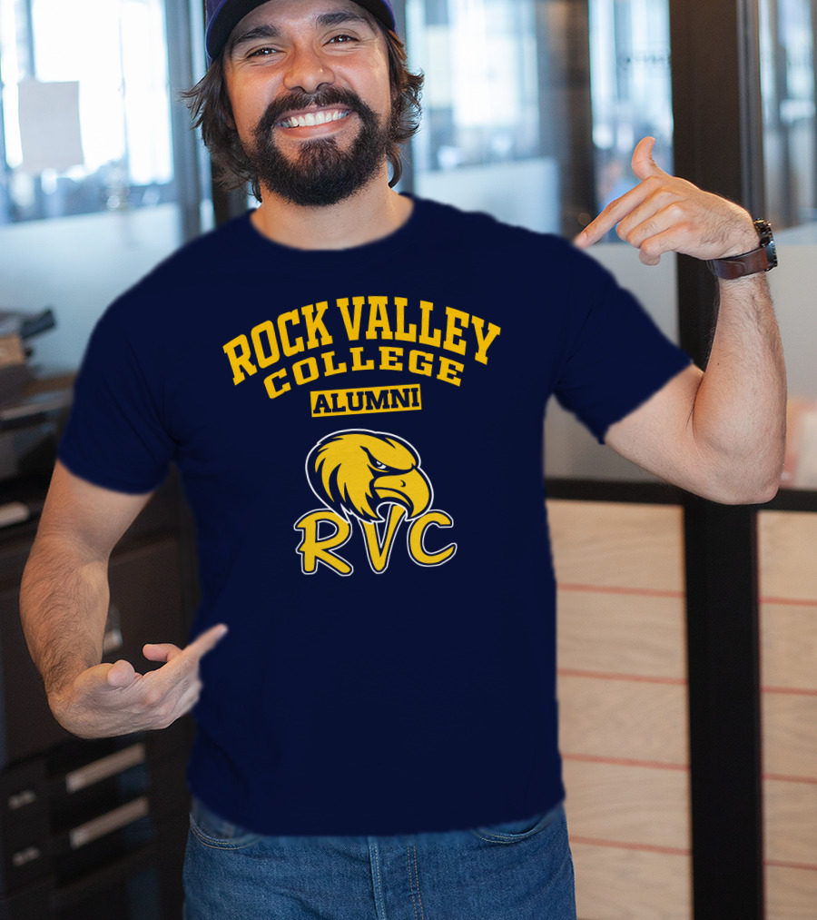ROCK VALLEY COLLEGE ALUMNI RVC Eagle T-Shirt