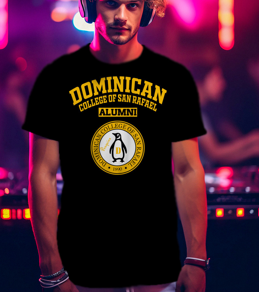 Dominican College Of San Rafael Alumni 1890 Penguins T-Shirt