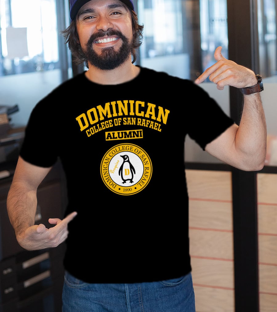 Dominican College Of San Rafael Alumni 1890 Penguins T-Shirt