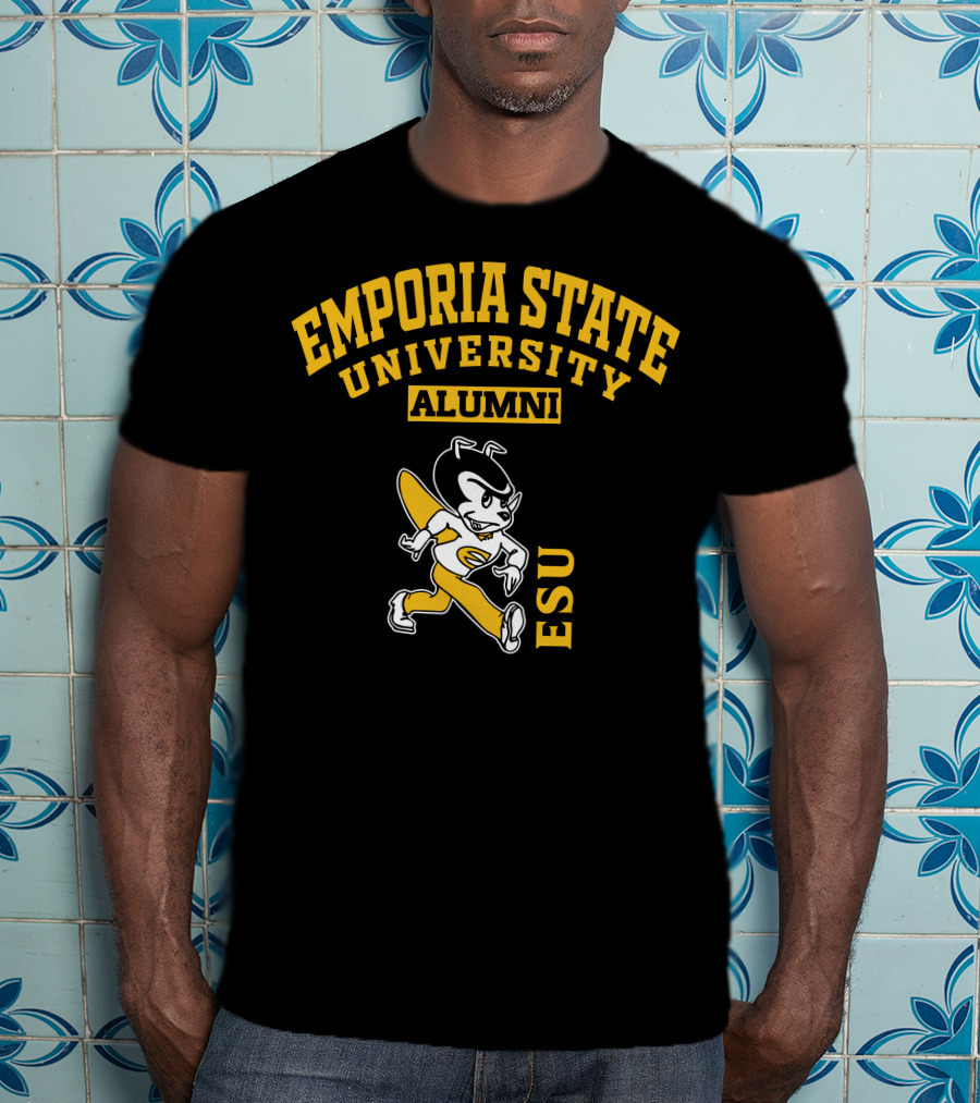 Emporia State University Alumni ESU Vintage Mascot T-Shirt