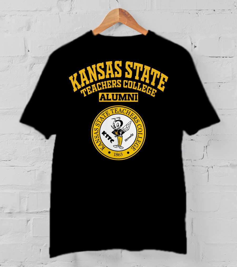 Kansas State Teachers College Alumni 1863 KSTC Hornet T-Shirt