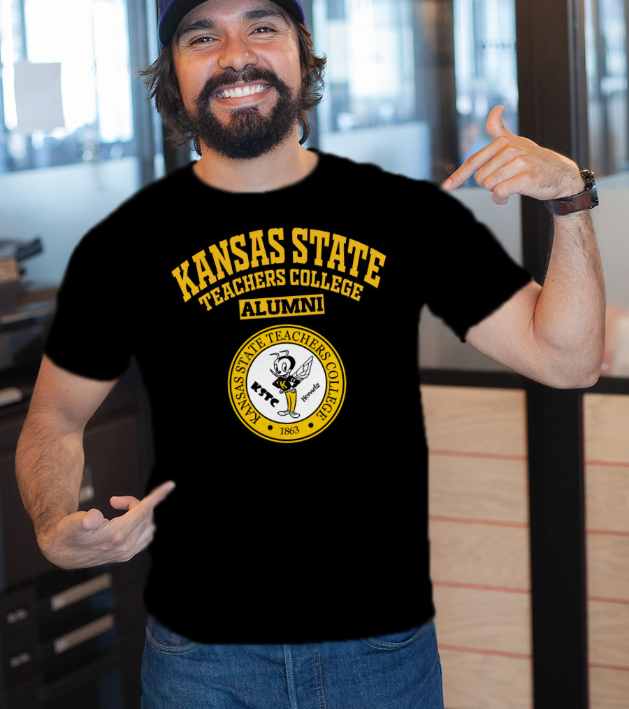 Kansas State Teachers College Alumni 1863 KSTC Hornet T-Shirt