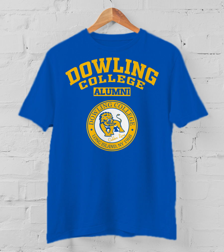 Dowling College Alumni Golden Lions Long Island NY 1968 T-Shirt