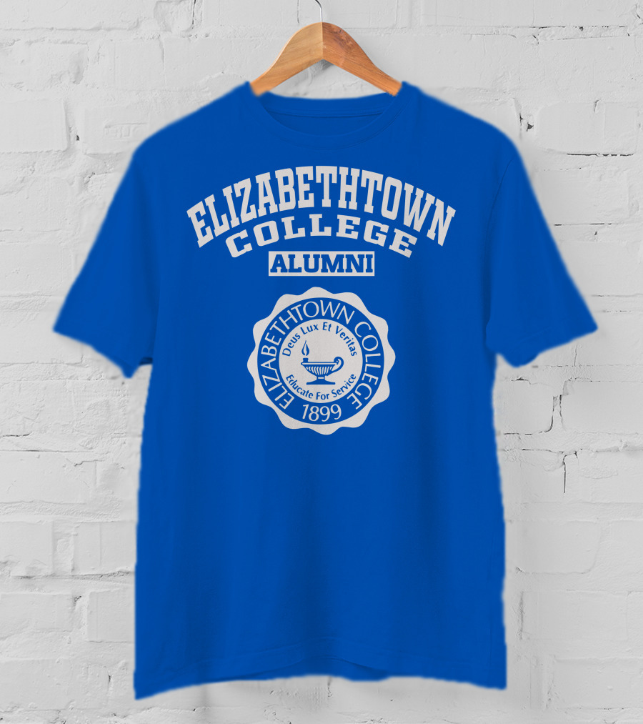 Elizabethtown College Alumni Elizabethtown College 1899 Deus Lux Et Veritas Educate For Service T-Shirt