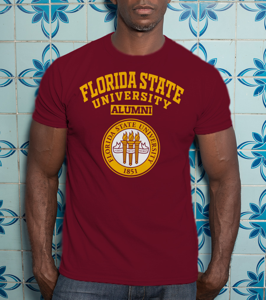 Florida State University Alumni 1851 Vires Artes Mores T-Shirt