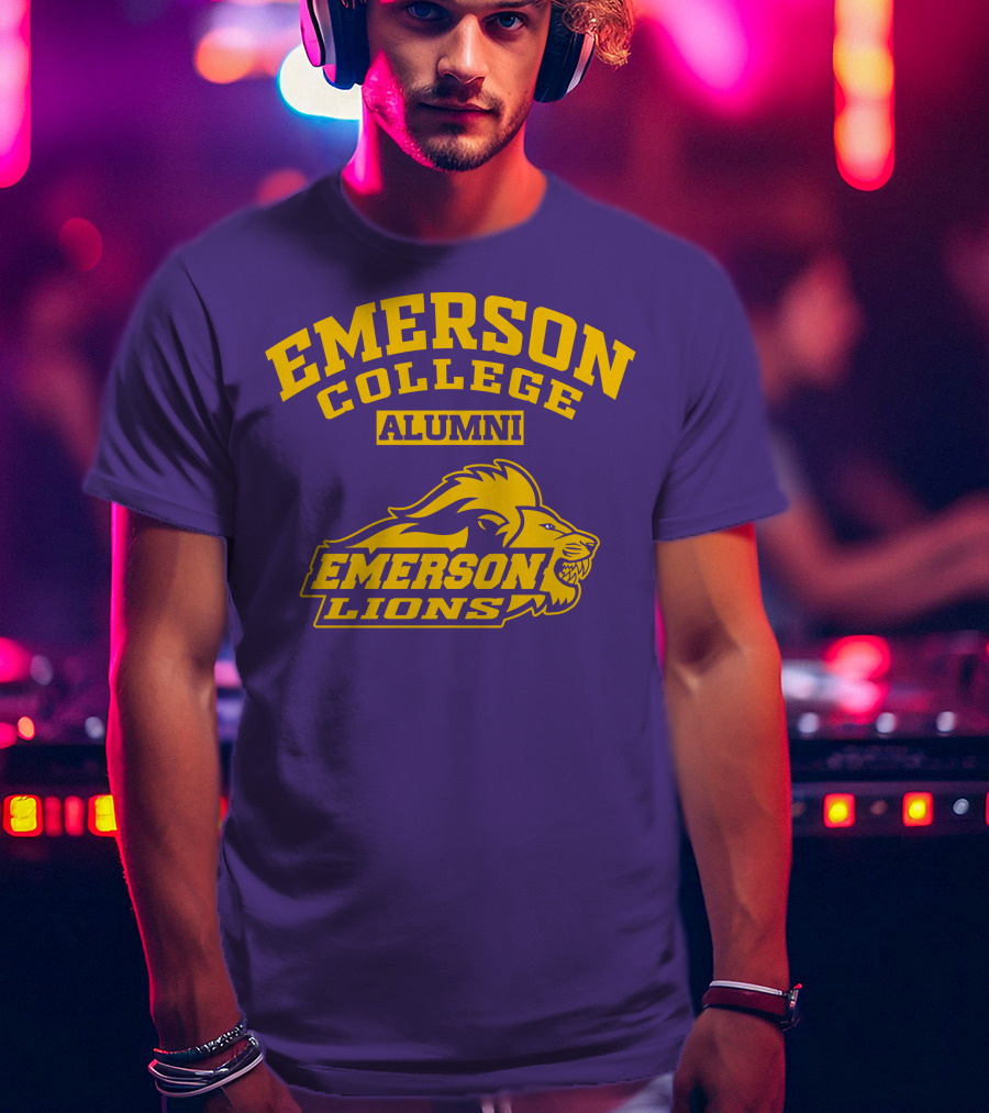 Emerson College Alumni Emerson Lions T-Shirt