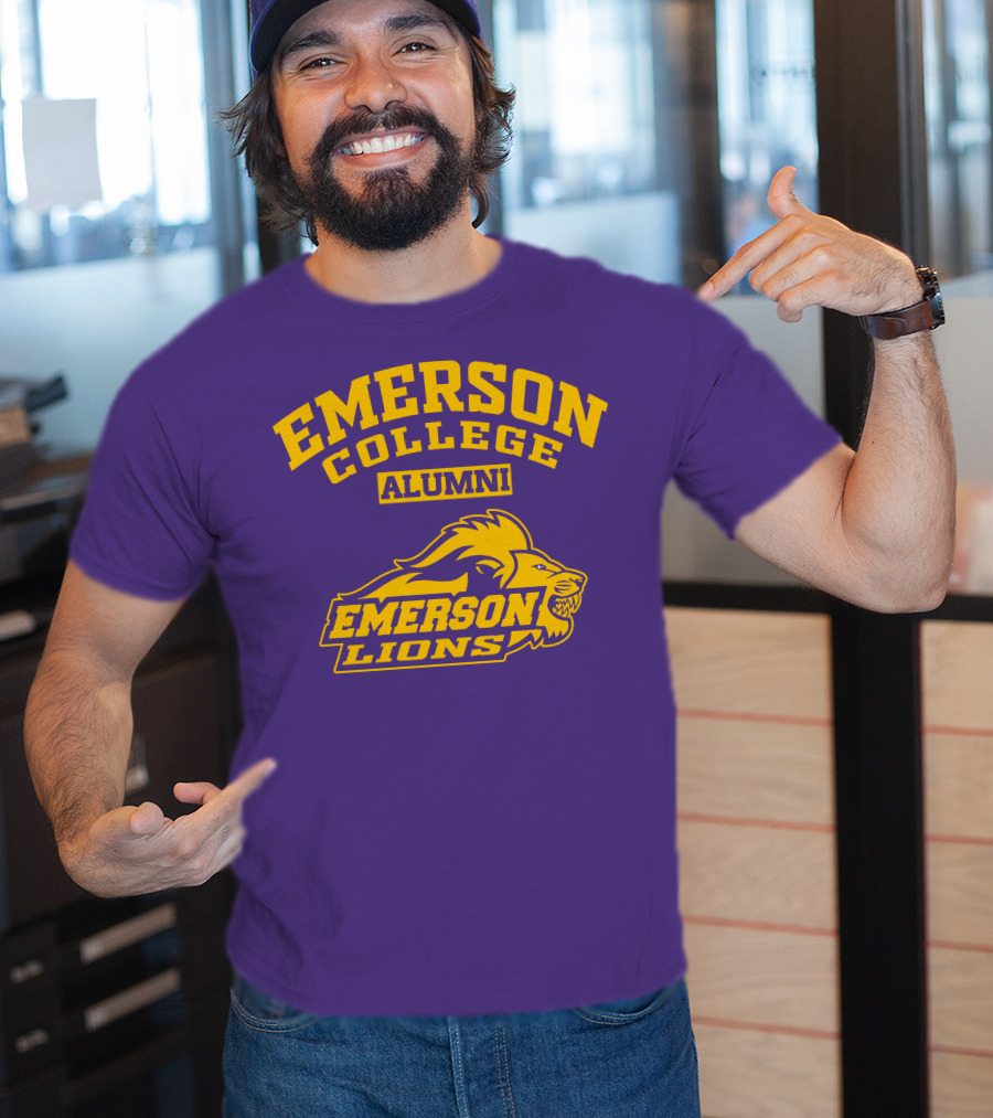 Emerson College Alumni Emerson Lions T-Shirt