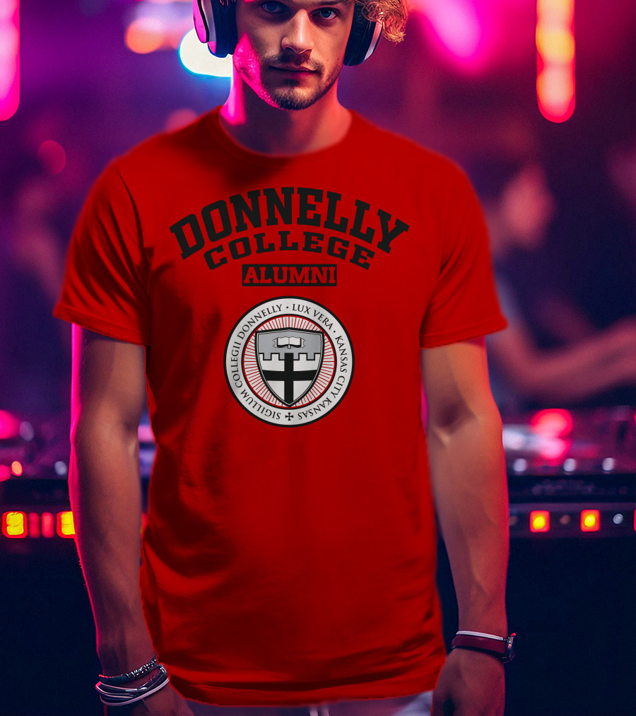 Donnelly College Alumni Lux Vera Seal Kansas City T-Shirt