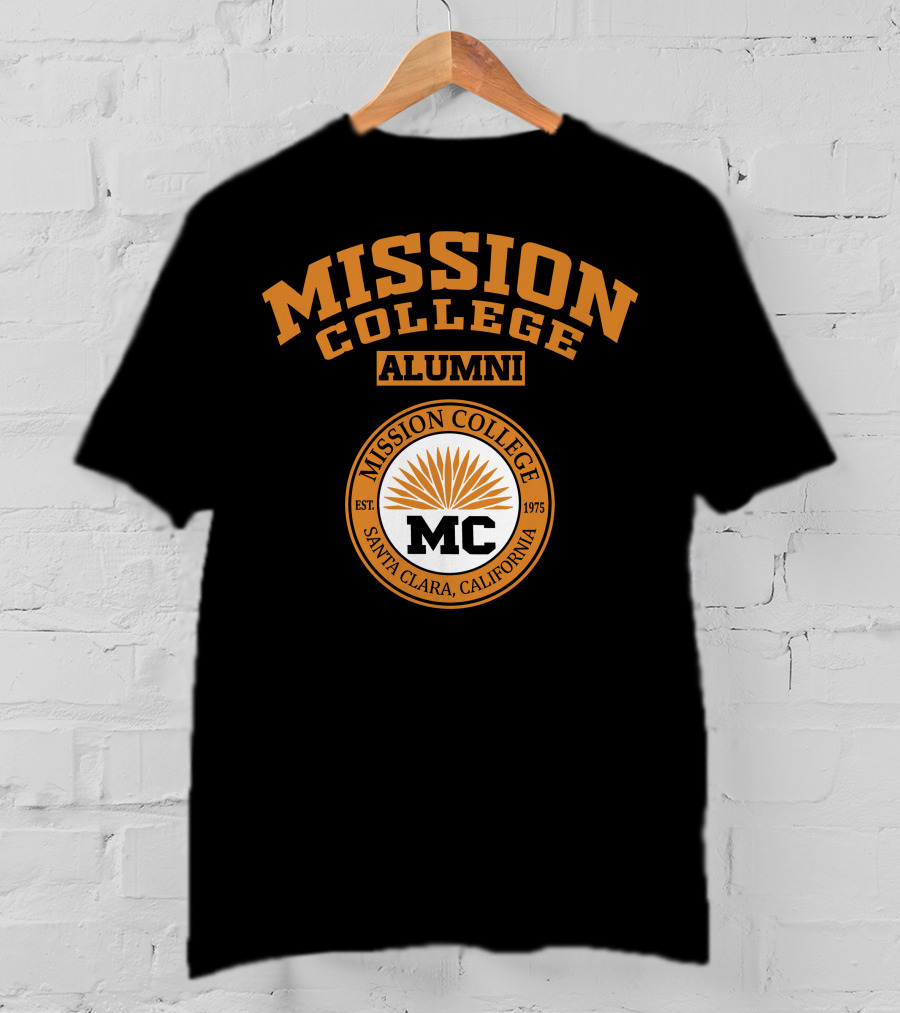 Mission College Alumni Santa Clara California Est. 1975 MC T-Shirt