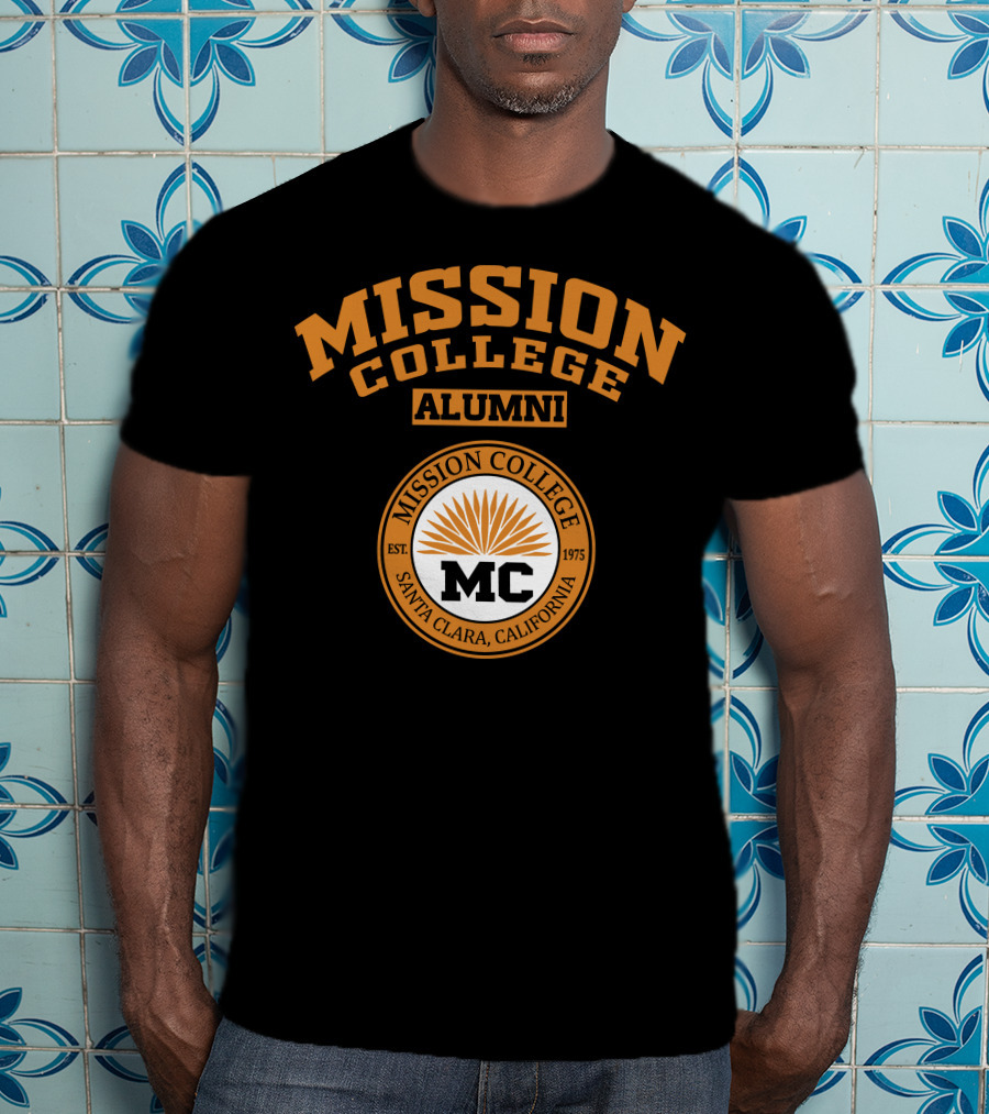 Mission College Alumni Santa Clara California Est. 1975 MC T-Shirt