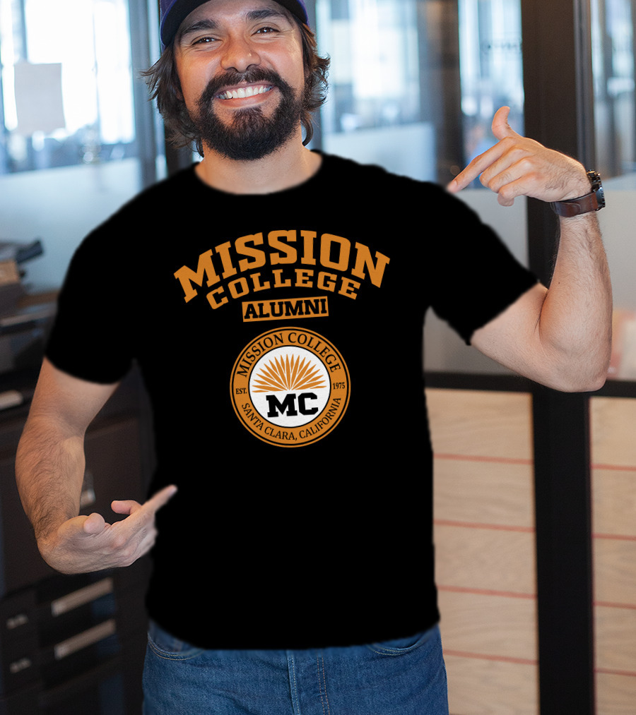 Mission College Alumni Santa Clara California Est. 1975 MC T-Shirt