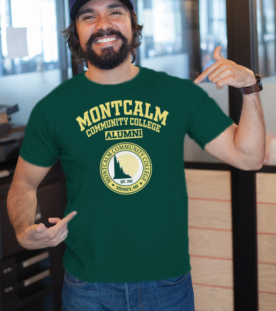 Montcalm Community College Alumni Est. 1965 Sidney MI T-Shirt