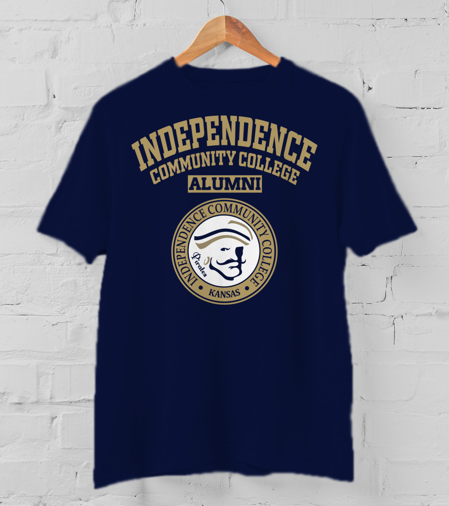 Independence Community College Alumni Kansas Pirates T-Shirt