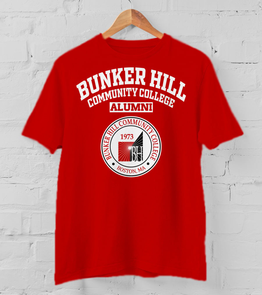 Bunker Hill Community College Alumni Boston MA 1973 T-Shirt