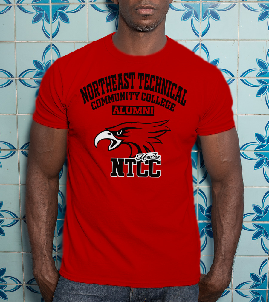 Northeast Technical Community College Alumni NTCC Hawks T-Shirt