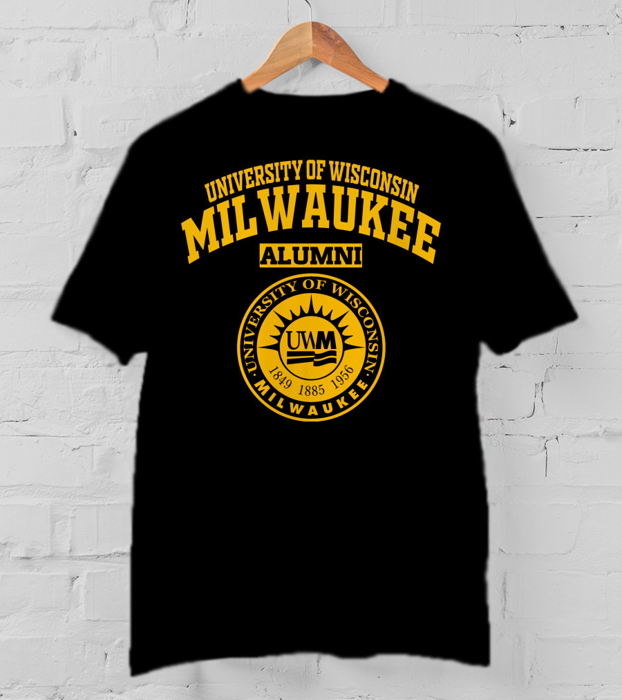 University Of Wisconsin Milwaukee Alumni UWM Seal 1849 1885 1956 T-Shirt