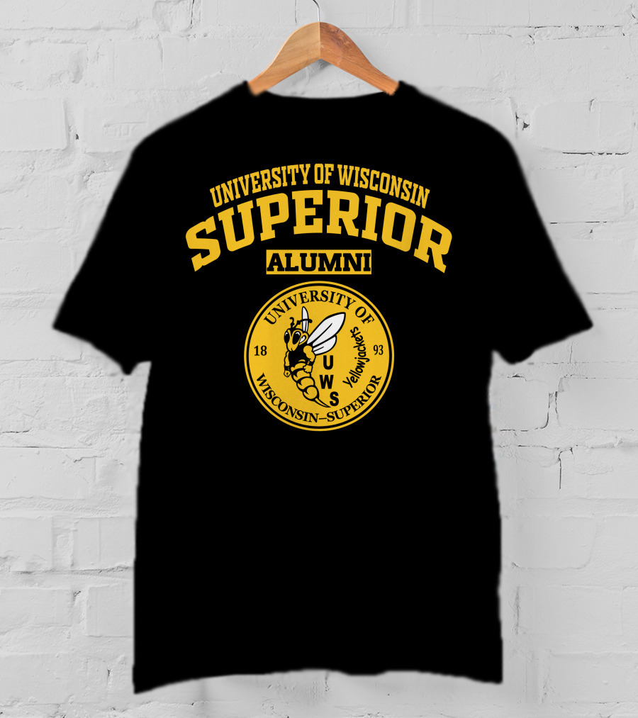 University Of Wisconsin Superior Alumni Uws Yellowjackets 1893 T-Shirt